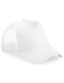 Snapback Cap Beechfield Junior Trucker Wit-Wit